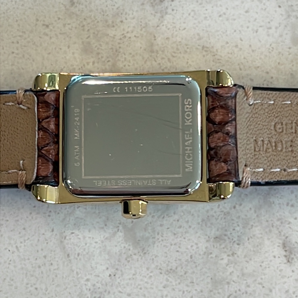 Michael Kors Taylor Python Watch - image 7